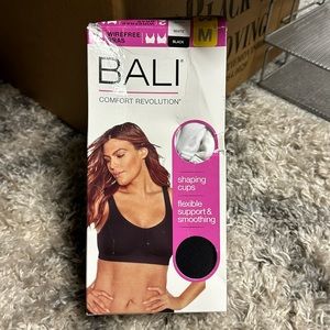 🤩 BALI Comfort Revolution Bra 2-Pack Wht & black  Size M open box
